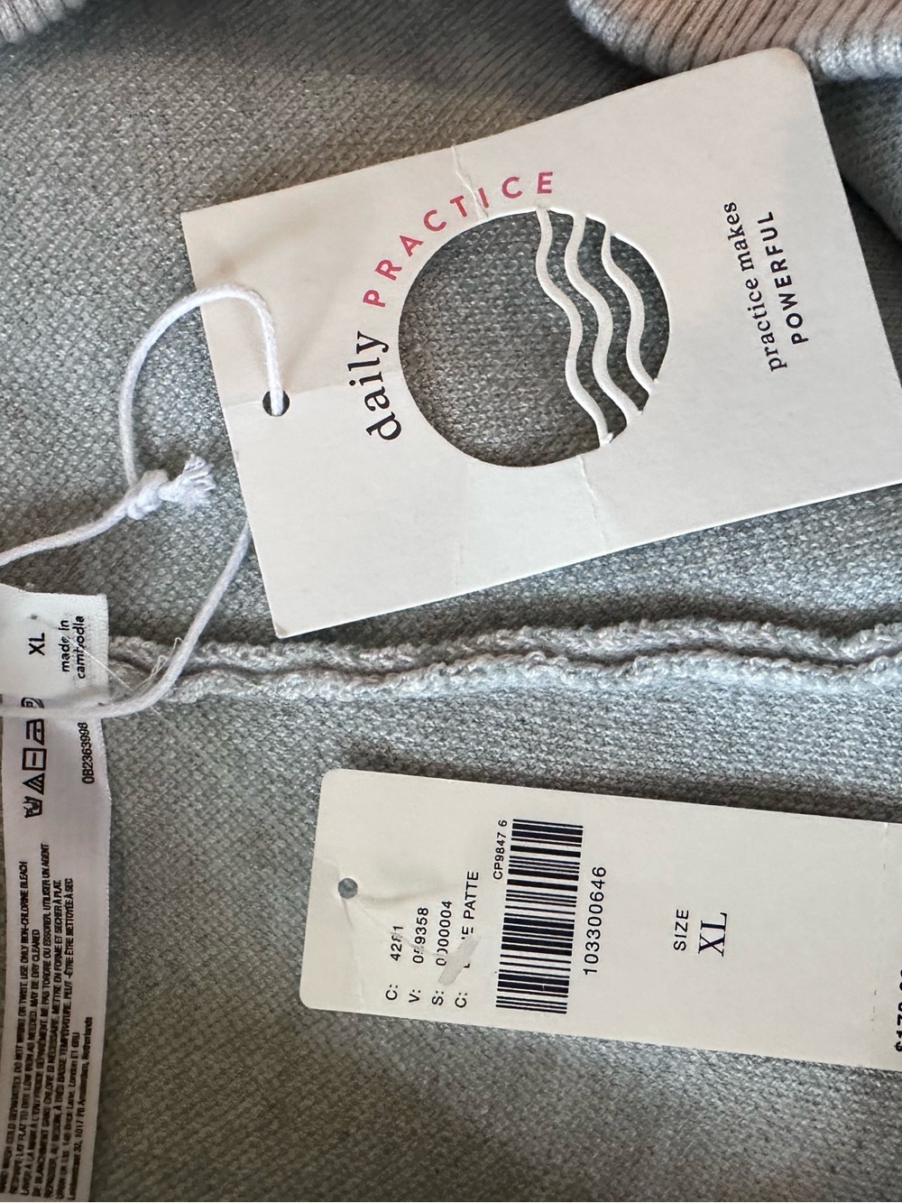 NWT Anthropologie Daily Practice Mountain Turnover Jogger Pants - Picture 6 of 7